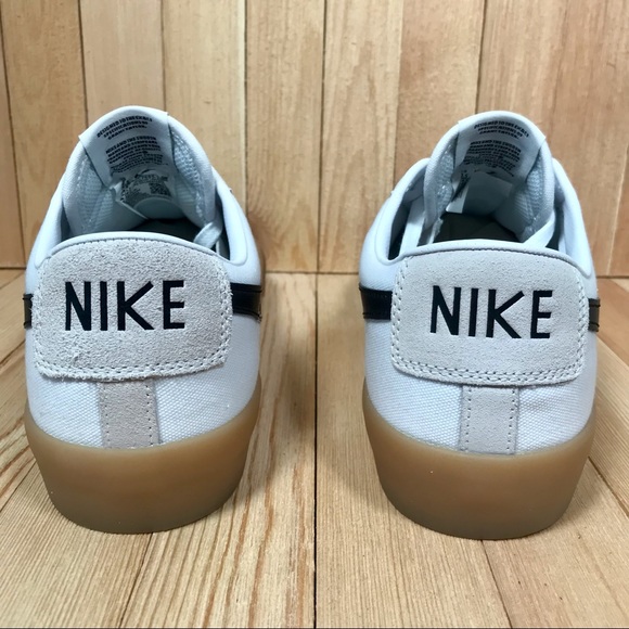 Nike SB Zoom Blazer Low Pro GT White Skate Shoes - Picture 3 of 5